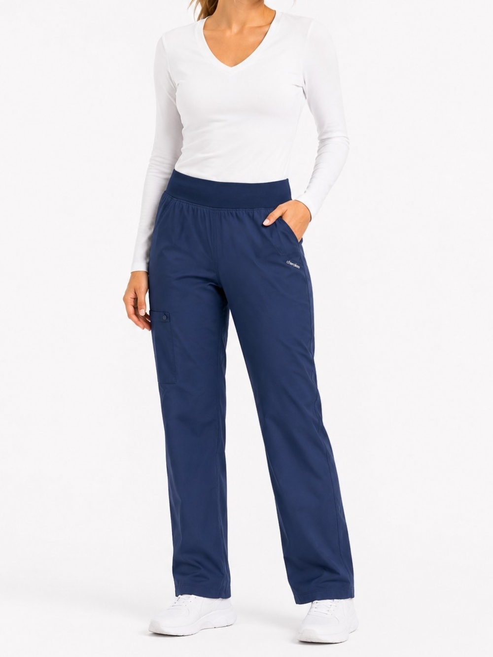 Navy Straight-Leg Work Pants NNWT